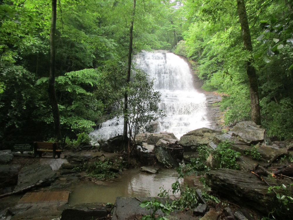 Watyerfall at Pearson Falls Saluda N.C.