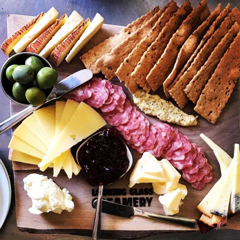LGC Cheese Board at Looking Glass Creamery