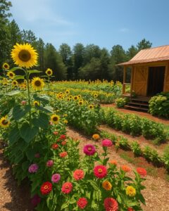 Moonchild Farm Sunflowers