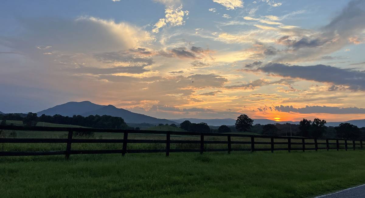 mountain summer sunset-post